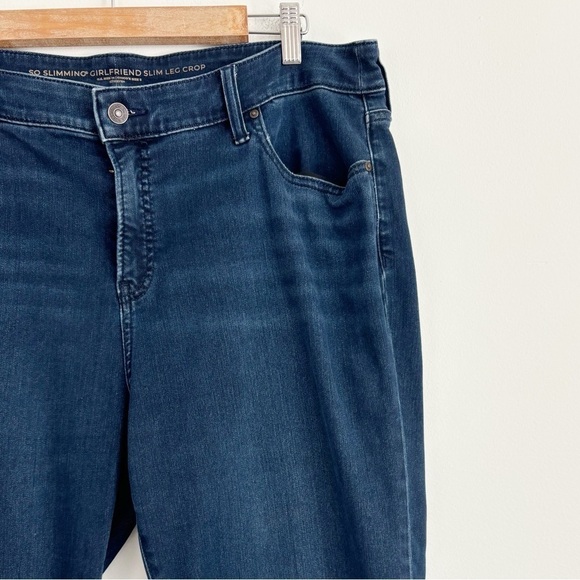 Chico’s So Slimming Girlfriend Slim Leg Crop Jeans Size 3 (US 16) - Picture 5 of 13